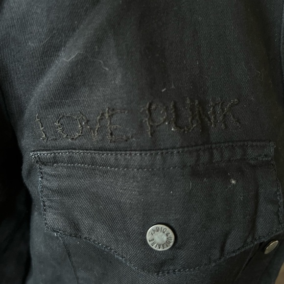 Zadig & Voltaire military style  Black Button Down Shirt - Picture 3 of 13